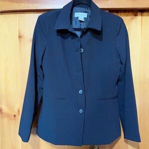 Women’s Classic Navy Blazer Size 6 Estée Lauder washable adorable flattering